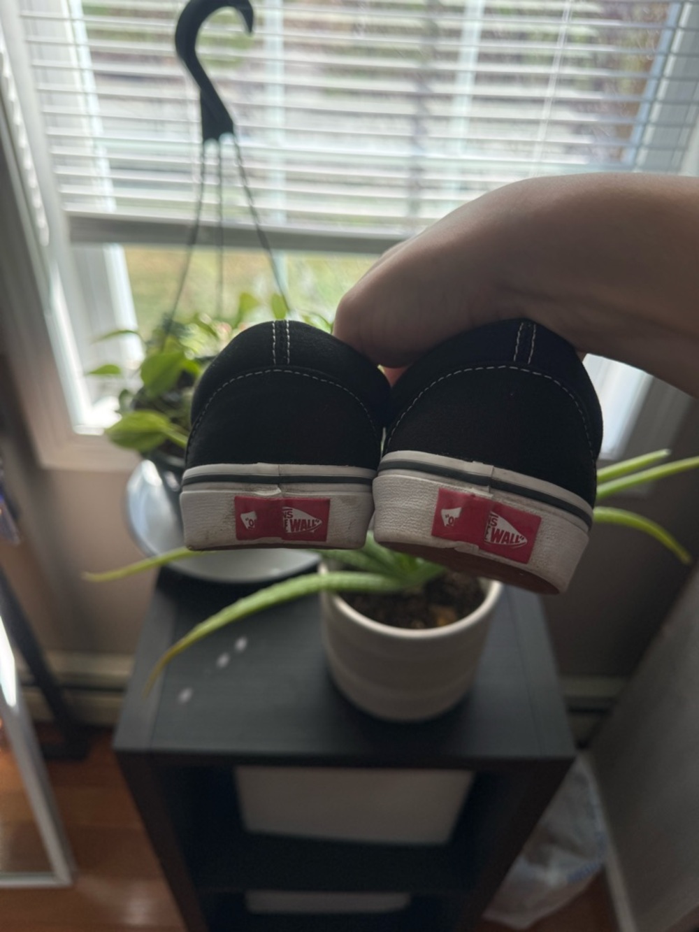 Women’s Black Slip on Vans - Picture 5 of 11